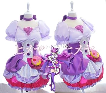 【値下げ】キュアマカロン　コスプレ衣装　女性3L Amazon.co.jp: [エアーズCOS] キラキラ☆プリキュアアラモード